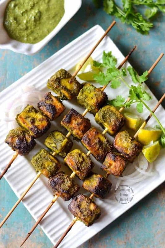 Harayali Paneer Tikka